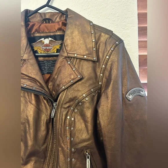 Authentic Women's Harley Davidson All American Legend Leather Coat